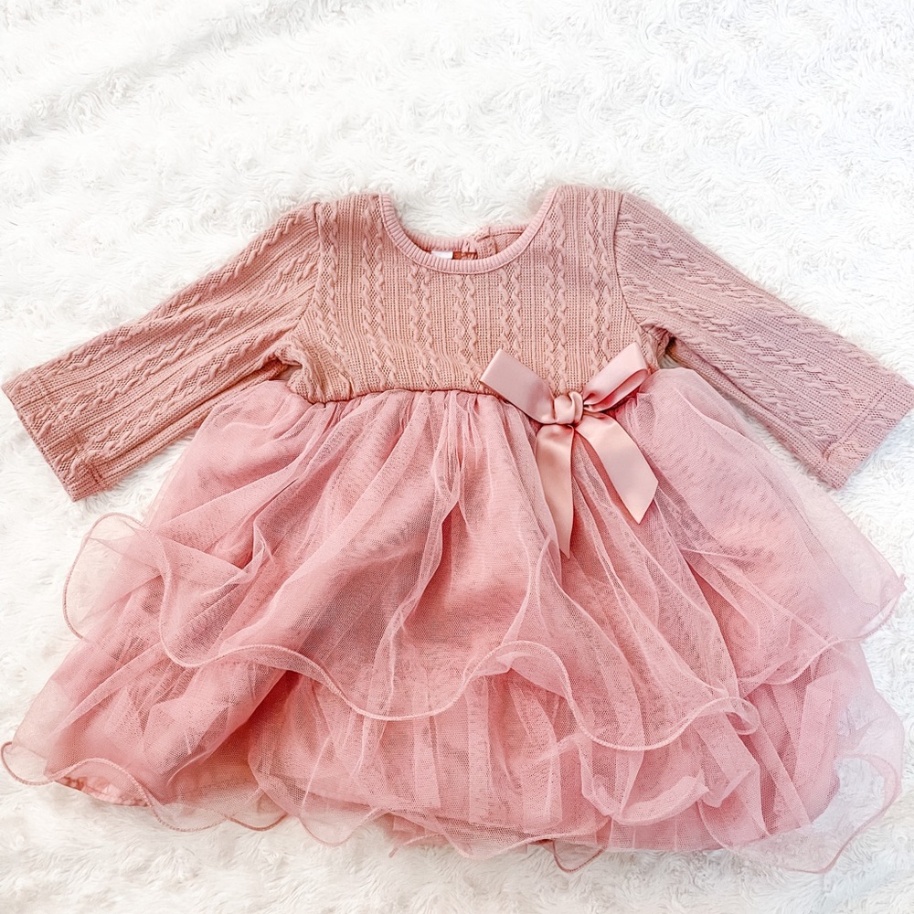 Baby Dusty rose Dress